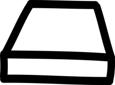 Hdd Hand Drawn Symbol Outline Tracing Svg Vector, Free Vectors File